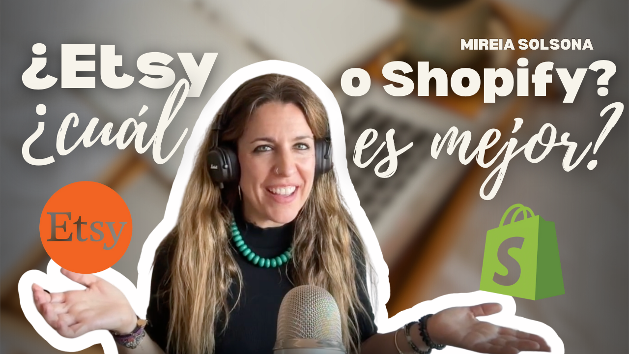 Etsy o Shopify: ¿Cuál es mejor para vender tus creaciones online?